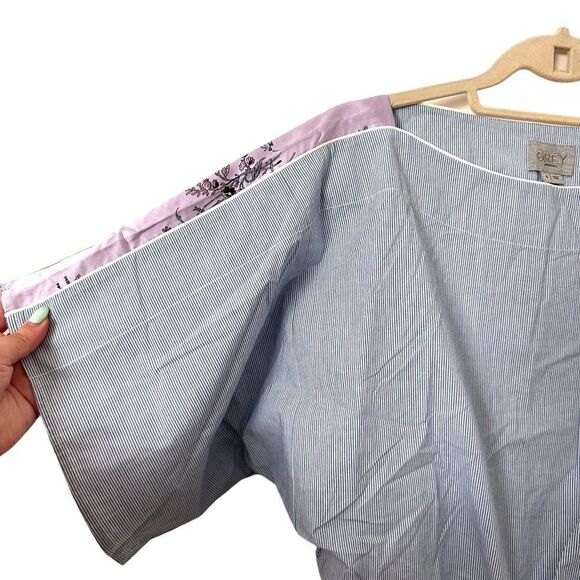 GREY JASON WU Striped Satin Blend Short Set NWOT Sz 4 - Picture 3 of 6